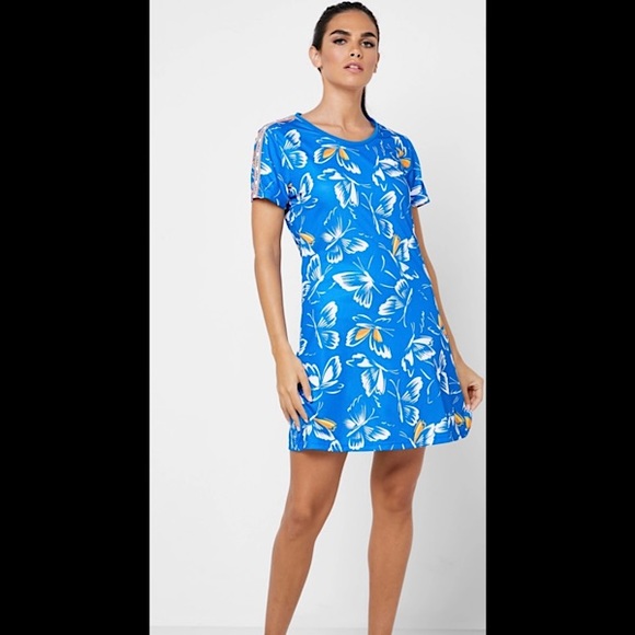 HOT Farm Rio Adidas Trefoil Dress Blue Adidas Dresses Adidas X